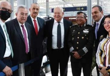 Gobernador de Tabasco asiste junto con AMLO, a la inauguración del AIFA