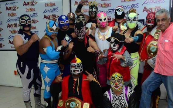 Luchadores tabasqueños convivieron en las instalaciones del SIT previo a la función de PRODELLS de este domingo 3 de abril