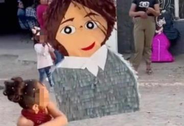 Niña tiene fiesta temática de Selena y rompe piñata de Yolanda Saldívar