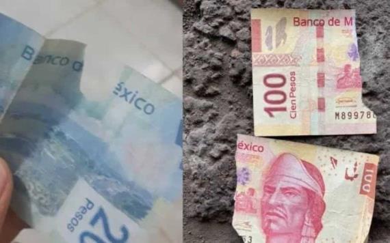 ¿Los billetes rotos, manchados o rayados siguen teniendo valor? Aquí te decimos qué hacer con ellos