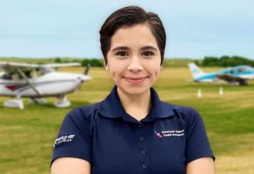 Daisy Soto, la joven mexicana y futura mujer piloto de American Airlines