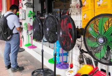 En aumento la demanda de ventiladores entre los tabasqueños