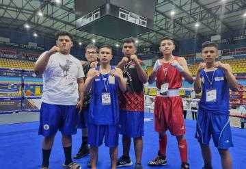 Un total de seis pugilistas tabasqueños se coronaron campeones regionales y cosecharon su pase a los Juegos Nacionales CONADE 2022