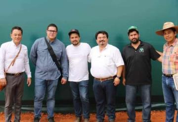 Directiva de los Olmecas de Tabasco inspeccionan el estadio Tumbapatos de Macuspana