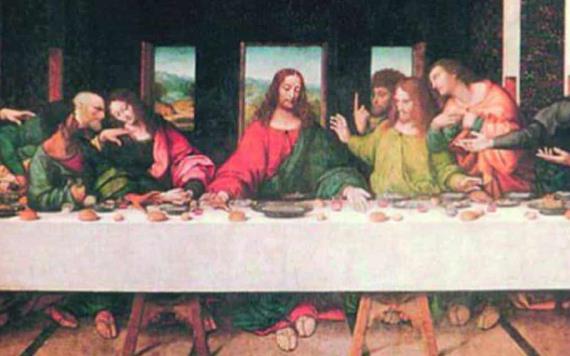 ¿Existe una mujer en pintura de La Última Cena de DaVinci?