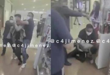 Defiende a su esposo delincuente para evitar que lo arresten y golpea a policía en Edomex