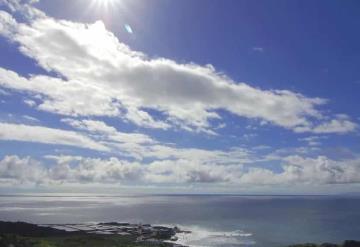 En el Golfo de México se estima cielo nublado la mayor parte del día, ambiente fresco por la mañana