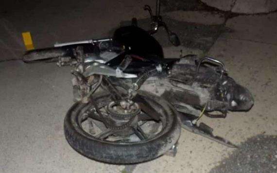 Mujer se lanza de una moto, se percató que el conductor tomaba un camino equivocado