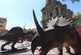 Gobierno de Guadalajara monta espect&aacute;culo con dinosaurios animatr&oacute;nicos para el D&iacute;a del Ni&ntilde;o