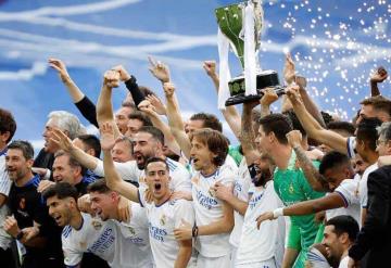 Real Madrid se consagran campeones de la Liga Española