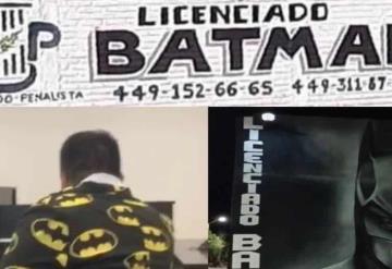 Licenciado Batman: Abogado de Aguascalientes se hace viral por peculiar forma de ofrecer sus servicios