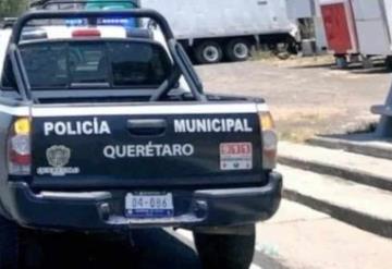 Sujeto se intenta dar a la fuga tras ser detenido; roba patrulla, choca y mata a uno en Querétaro