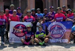 Fridas En Bici llevan alegría a los niños de escasos recursos en Jalpa