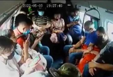 Policías encubiertos frustran robo en una combi en Tlalnepantla