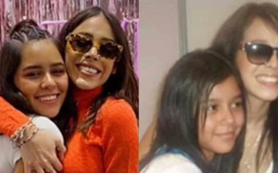 Danna Paola se reencuentra con una fan y recrean foto 10 años después