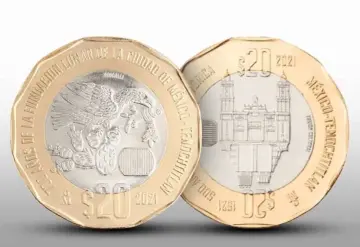 Monedas conmemorativas de 20 pesos se venden hasta en 165 mil pesos