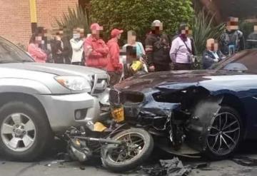 Fue en legítima defensa: abogado arrolla con su BMW a dos ladrones en Bogotá