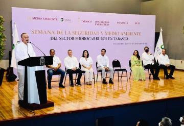 Inaugura el gobernador Carlos Manuel Merino Campos la Semana de la Seguridad y Medio Ambiente del Sector Hidrocarburos