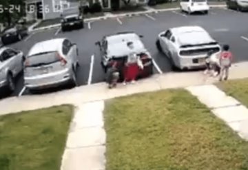 Video: niños quedan atrapados en un tiroteo en Virgina