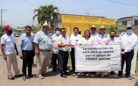 Entrega PEMEX obras de beneficio social en Jalpa de Méndez por 17.7 mdp