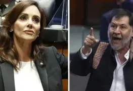 La senadora panista Lilly Téllez llamó "changoleón" a Fernández Noroña y él le responde así
