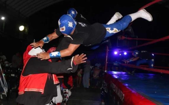 Todo listo para que se lleve a cabo la función de lucha libre organizada por PRODELLS este domingo en el Parque de Atasta