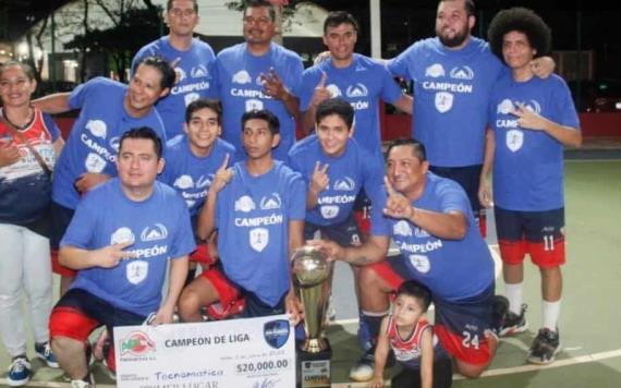 Tecnomática se coronó campeón de la Liga Premier de basquetbol, al imponerse a Panthers