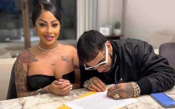 Anuel AA y Yailin La Más Viral ya son esposos; así fue su boda por el civil