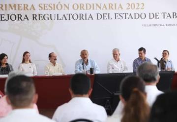 Realizan primera sesión ordinaria 2022 del Consejo de Mejora Regulatoria del Estado de Tabasco