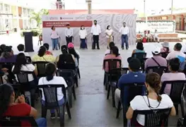 Asiste Yolanda Osuna Huerta a la instalaci&oacute;n del Comit&eacute; Escolar de la Secundaria T&eacute;cnica No. 49 en Parrilla II