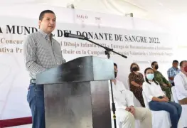 Jorge Bracamonte Hernández reconoce la importancia de voluntariado mexicano para participar en la donación de sangre
