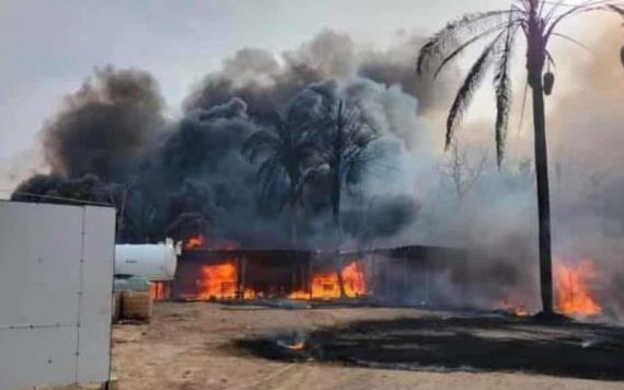 Explota bodega guachicolera en la ranchería Lázaro Cárdenas, Villahermosa