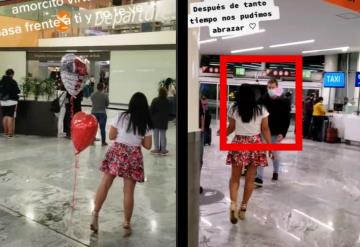 Joven no reconoce a su novia virtual en el aeropuerto