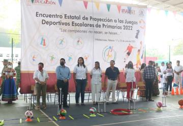 Se llevó a cabo la inauguración del encuentro estatal de proyección a los Juegos Deportivos Escolares de Primarias 2022