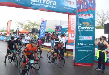 Realizan con éxito la I Carrera Ciclista Villahermosa organizada por el Instituto Municipal del Deporte de Centro