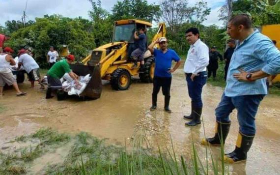 Supervisa gobierno de Jalapa zonas de riesgo del municipio