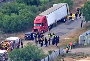 Asciende la cifra a 50 migrantes fallecidos en tráiler abandonado en Texas, 22 son mexicanos