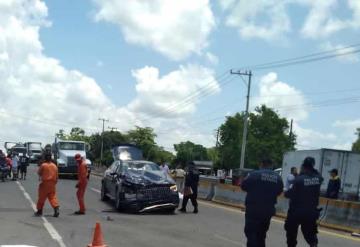 Mueren madre e hijos arrollados en la carretera federal Frontera a Villahermosa