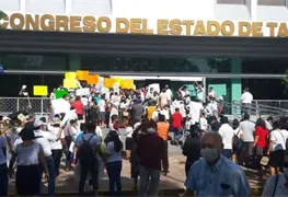 Agrupaciones civiles y religiosas a&uacute;n sin acercarse a la CEDH tras manifestaci&oacute;n en el Congreso del Estado