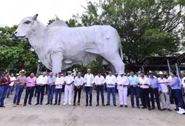 El Gobernador Merino Campos inaugura la Expo Ganadera 2022 en el parque Dora Mar&iacute;a