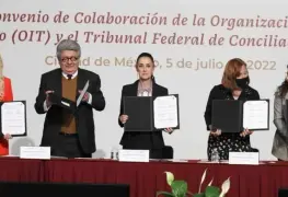 Firman TFCA y OIT convenio de colaboración para el desarrollo de política de igualdad y derechos humanos