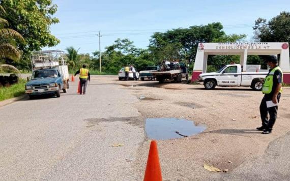 Arrecian operativos para evitar accidentes en motocicletas y automóviles