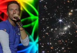 Coldplay proyecta imágenes del telescopio James Webb en concierto