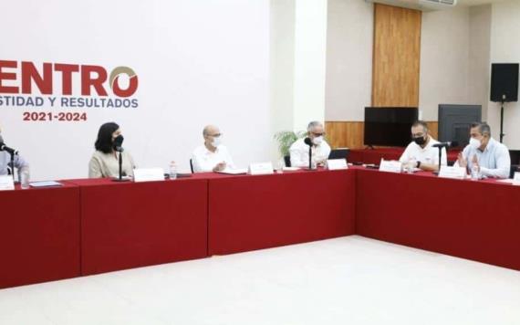 Alcaldesa de Centro y el titular de la SEDEC sostuvieron reunión de trabajo para ordenar patrimonios estatales y municipales