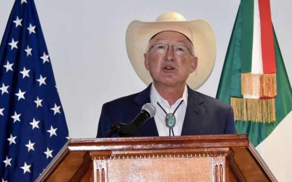 La justicia siempre llega, dice Ken Salazar sobre captura de Caro Quintero