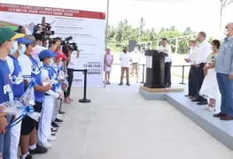 El gobernador de Tabasco supervisó la remodelación de la Unidad Deportiva en Paraíso