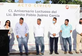 Conmemoraci&oacute;n del  CL Aniversario luctuoso del Lic. Benito Pablo Ju&aacute;rez Garc&iacute;a