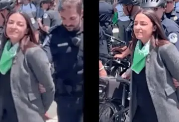 Arrestan a legisladoras durante protesta a favor del aborto frente a la Corte Suprema de Washington