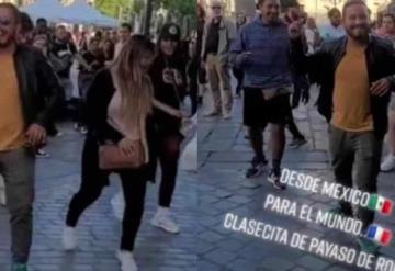 Mexicanos enseñan a bailar "Payaso de rodeo" en París