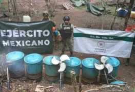 Ejército Mexicano asegura 100 kilos de metanfetamina en Sinaloa
